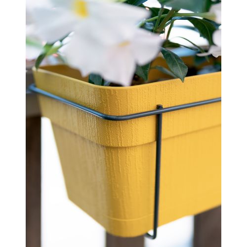 Balconniere Ethica - 9 L - 50x18 X H17 Cm - Moutarde