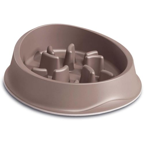 Ecuelle Antidérapante Slow Feeder 0.5 Litres Taupe