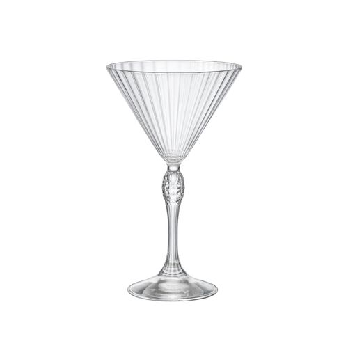 Boite De 4 Verres Martini America 24.5 Cl En Cristallin