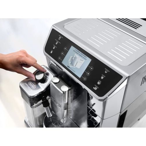 Machine Expresso Broyeur Connecté Ecam650.55.ms Primadonna Elite Gris