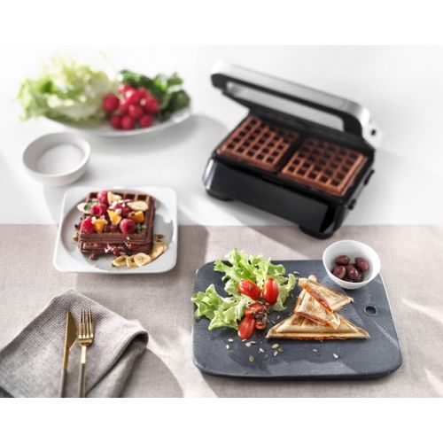 Croque-gaufre 2 Plaques 800w - Sw12bcs