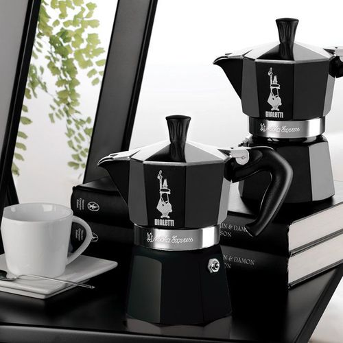 Cafetiere Italienne - Moka Express - Tous Feux Sauf Induction - 3 Tasses - 100 Ml - Noir