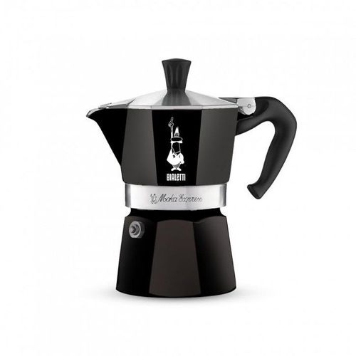 Cafetiere Italienne - Moka Express - Tous Feux Sauf Induction - 3 Tasses - 100 Ml - Noir
