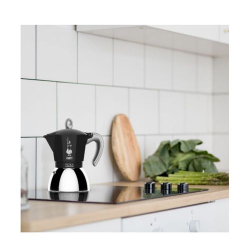 Cafetière Italienne 4 Tasses Noir Induction - 0006934