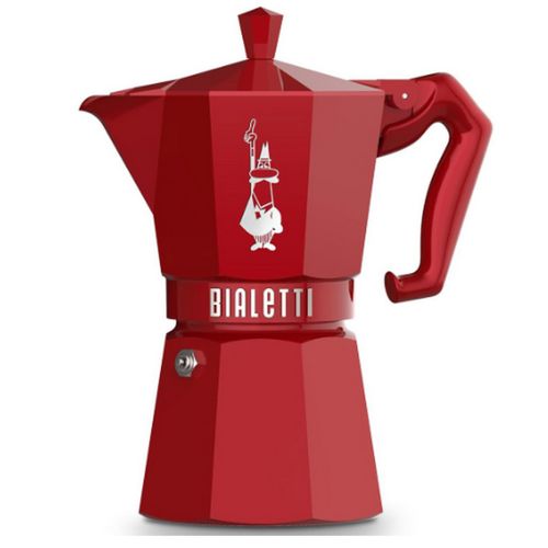 Cafetière Italienne 6 Tasses Rouge - 0009056