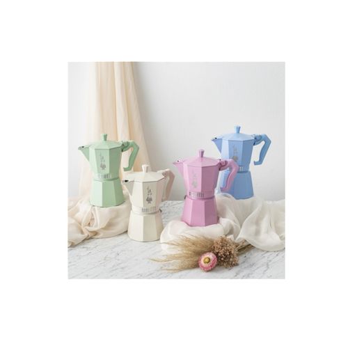 Cafetière Italienne 6 Tasses Rose Pastel - 0009064