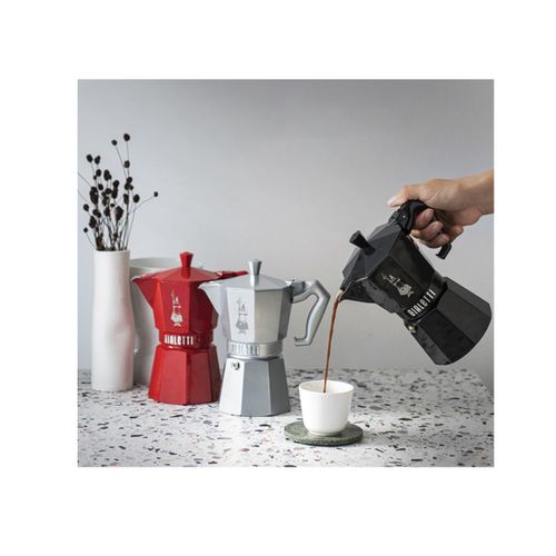 Cafetière Italienne 6 Tasses Noir - 0009066