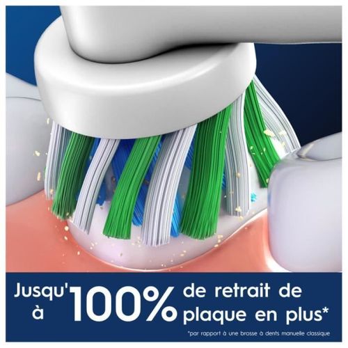 Lot De 3 Brossettes Pour Brosses à Dents - Crossactionx3