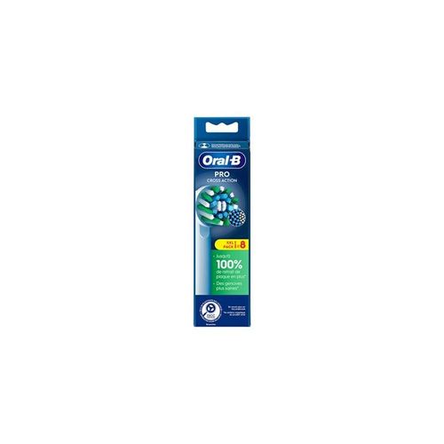 Brossettes - Oral-b - Cross Action - X-filaments (fr) X8