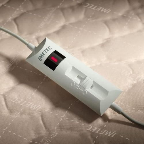 Surmatelas Chauffant - Chauffe-lit Pour Lit Double 150 X 137 Cm - 2 Commandes Avec 2 Tempé
