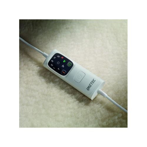 Surmatelas Chauffant - 1 Place 100% Laine Et Mérinos, 150 X 80 Cm - Chauffage Rapide-6 Tem