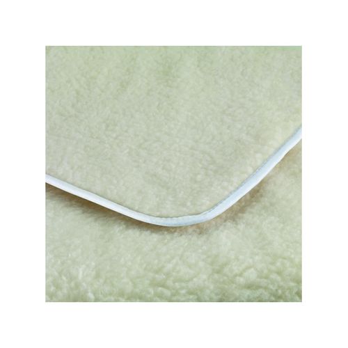 Surmatelas Chauffant - 1 Place 100% Laine Et Mérinos, 150 X 80 Cm - Chauffage Rapide-6 Tem