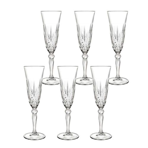 Boite De 6 Flutes Mélodia 16 Cl En Cristallin