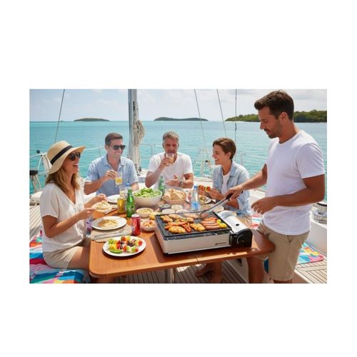 Mini Barbecue Gaz Portable Avec Housse 1900w - 104997