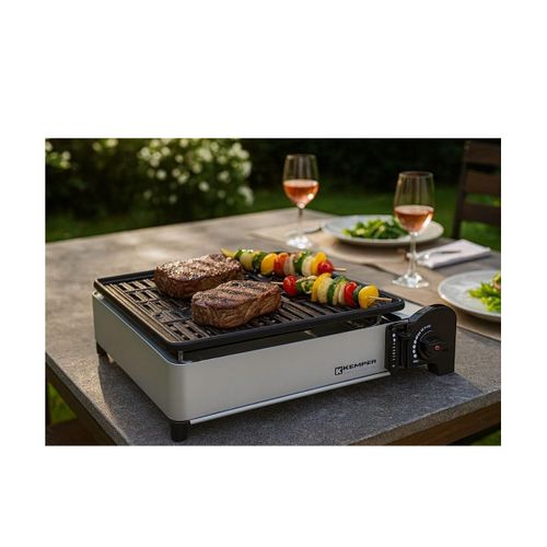 Mini Barbecue Gaz Portable Avec Housse 1900w - 104997