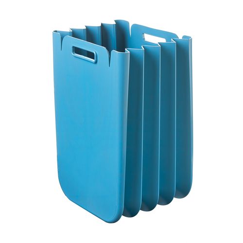 Poubelles Pour Le Tri Des Déchets Bleu Poudre Brillant