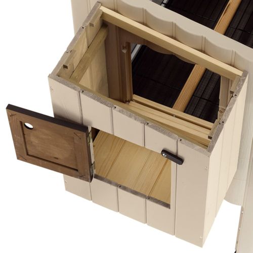 Poulailler Happy Farm 120 Plastique Beige 57320000