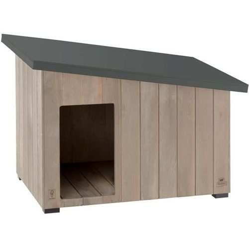 Argo 50 Niche Pour Chien En Bois De Pin Nordique L 48,5 X L 30,5 X H 38,5 Cm