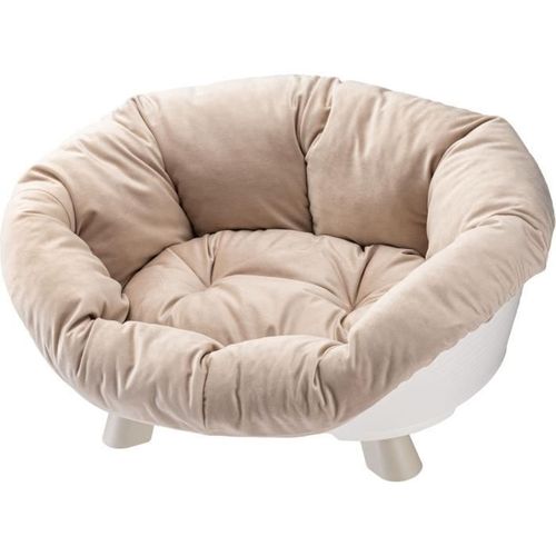 Corbeille - Sofa Throne 4 - Avec Coussin - Blanc