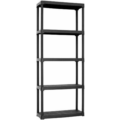 Art Plast - Étagère En Plastique, Noir, 90 x 40 x 176 cm
