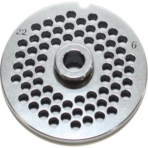 Grille Inox 6mm Pour Hachoir Reber N°22 - 4714 A/6