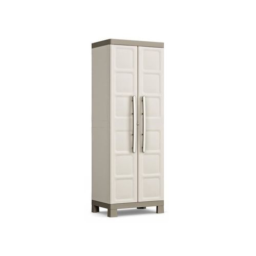 Keter Armoire Haute E Xcellence - Beige Et Taupe - 65 X 45 X 182 Cm