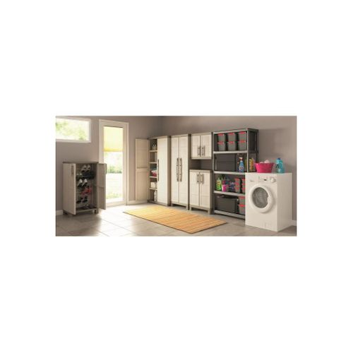 Keter Armoire Haute E Xcellence - Beige Et Taupe - 65 X 45 X 182 Cm