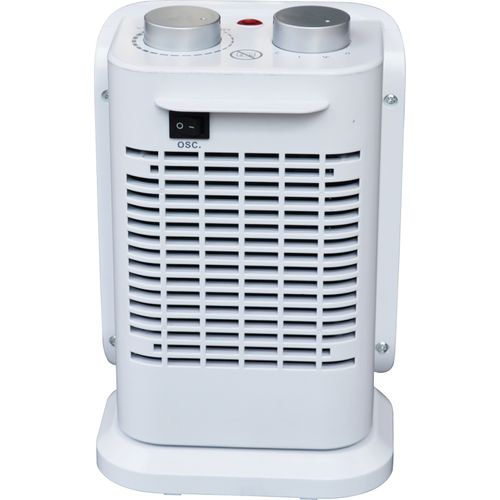 Chauffage Soufflant Boogie Argent, Blanc 1500 W