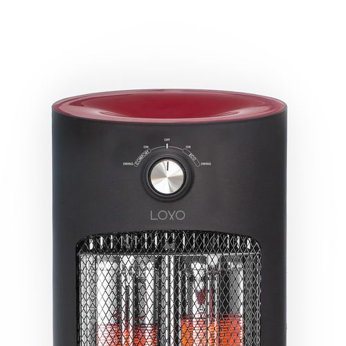 Chauffage Infrarouge 191070203 Noir, Rouge 800 W