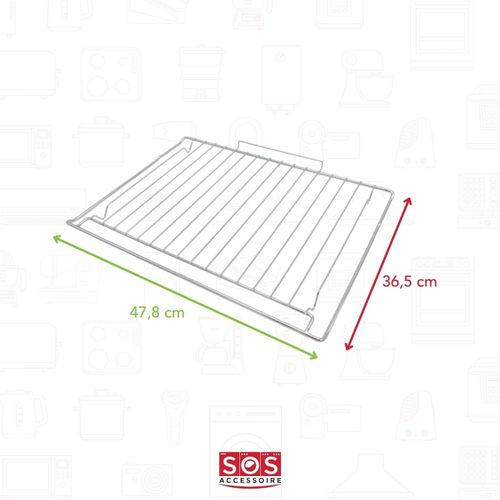 Grille Four 478,5 X 365 Mm  C00729819 Pour Four Bauknecht, Hotpoint Ariston, Indesit, Privileg [...]