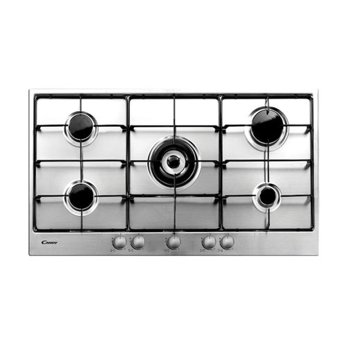 Plaque Gaz Encastrable Pg953/1sx Acier Inoxydable Gaz 5 Foyers