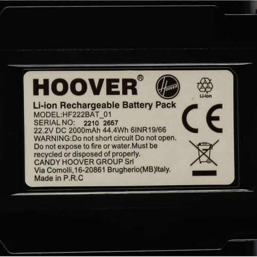 Batterie B013 B013 Hf222bat_01 35602209 Pour Aspirateur Hoover