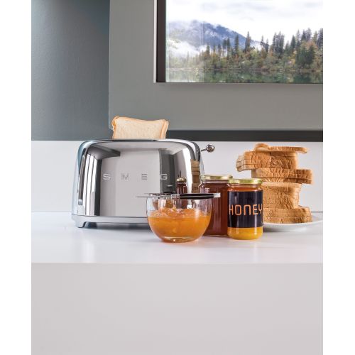 Grille-pain 2 Fentes 950w Chrome - Tsf01sseu