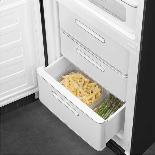 Combiné SMEG FAB32LBL6 331L noir