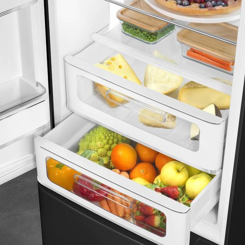 Combiné SMEG FAB32LBL6 331L noir