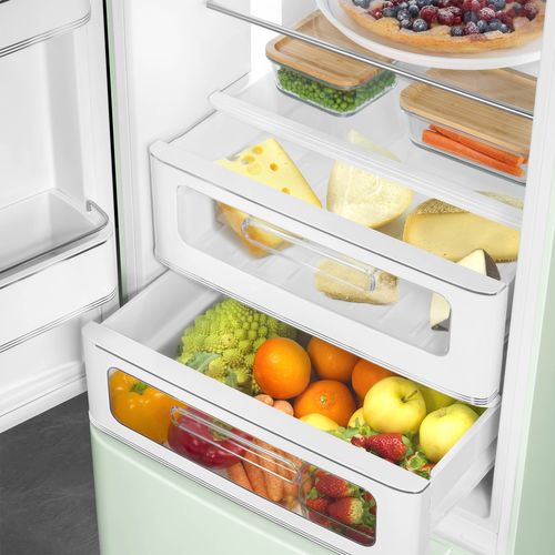 Combiné SMEG FAB32LPG6 331L Vert d'eau