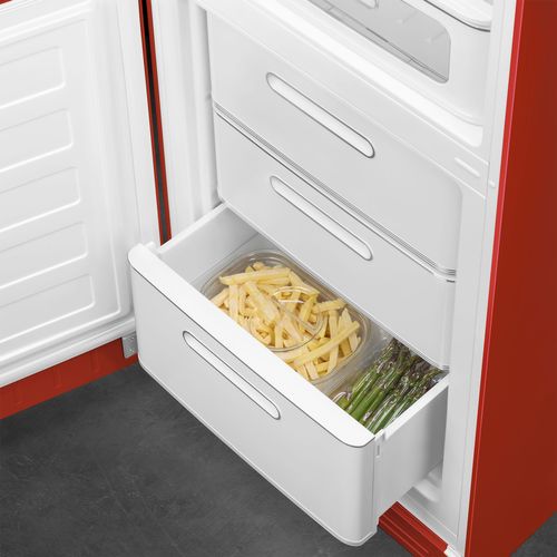 Combiné SMEG FAB32LRD6 331L Rouge