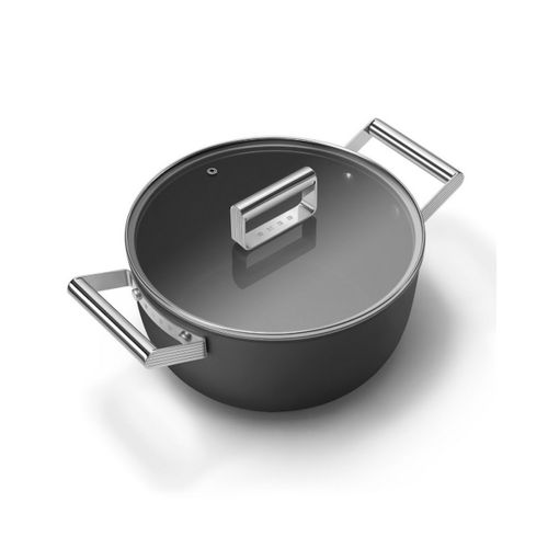 Faitout Noir Mat 24cm + Couvercle - Csf2412blm