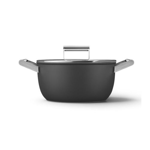 Faitout Noir Mat 24cm + Couvercle - Csf2412blm