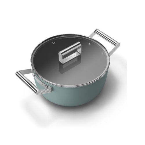 Faitout Vert Émeraude Mat 24cm + Couvercle - Csf2412egm