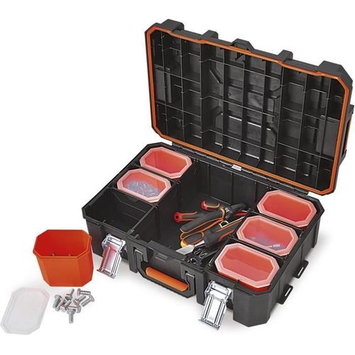 Mallette à Outils - Étanche - 6 Godets - 53x37x18 Cm