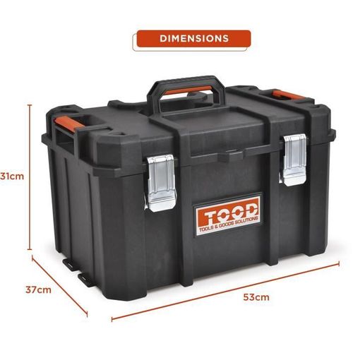 Mallette à Outils - Étanche - Séparateurs Range-outils - 53x37x31 Cm