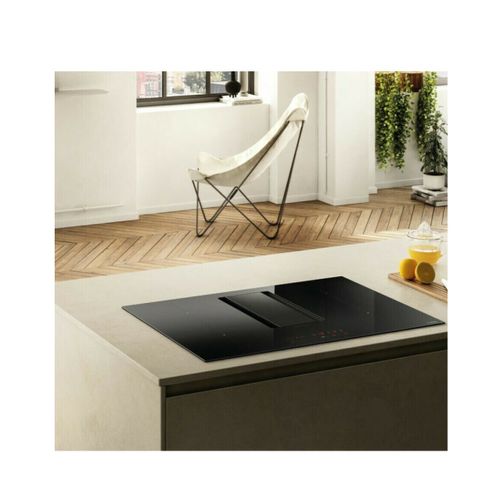Plaque De Cuisson Aspirante Induction 78cm 4 Feux 7400w Noir - Prf0193270