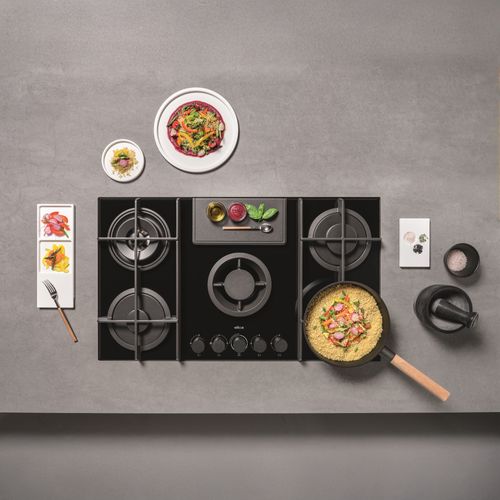 Table gaz aspirante ELICA NT FLAME EVO BL/F BO/88 (V1)