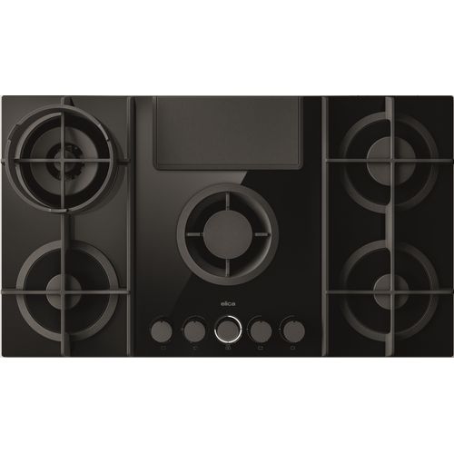 Table gaz aspirante ELICA NIKOLATESLA FLAME EVO BL/A/88