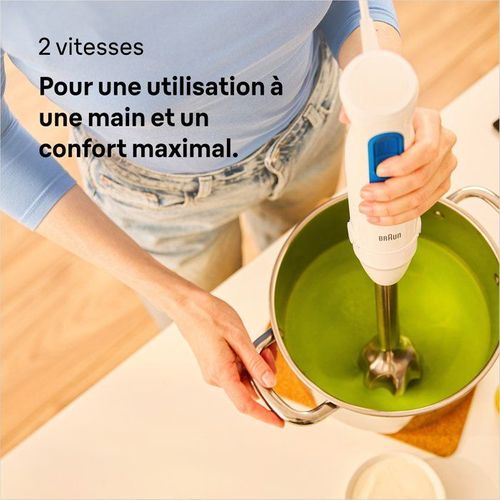 Mixeur Plongeant - Multiquick Mq10.202m - 450 W - 1 Vitesse - Blanc