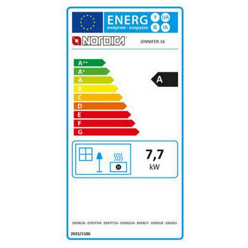 Poêle à Bois Fonte 7.7kw - Jennifer.16