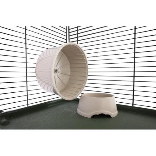 Cage Pour Petits Animaux - Flat Nature - 80 X 45 X 53 Cm - 3 Étages