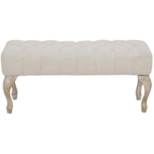 Bout De Lit En Tissu Provenza 97 X 42 X 40 Cm - Beige