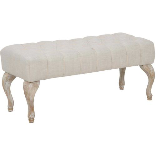 Bout De Lit En Tissu Provenza 97 X 42 X 40 Cm - Beige